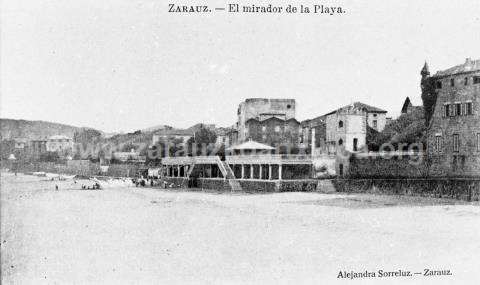 Zarautz. El mirador de la Playa