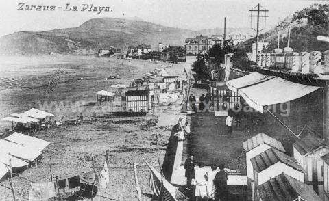 Zarautz. Hondatza