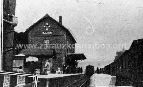 Zarautz. Tren-geltokia