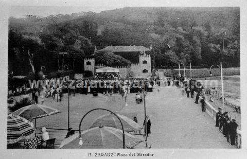 Zarauz. Plaza del Mirador