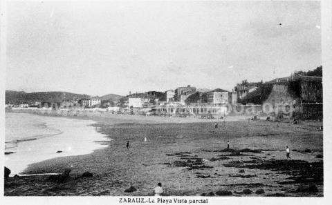 Zarauz. La Playa. Vista parcial