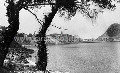 Zarautz. Getaria errepidetik