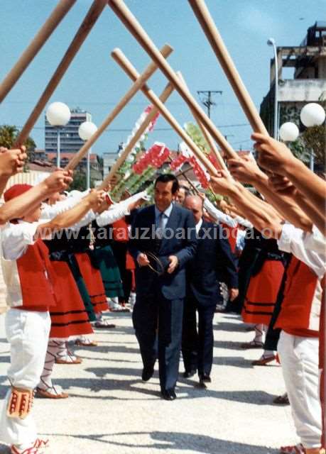 Zarauzko kiroldegiaren inaugurazioa