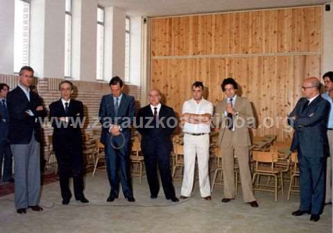 Inauguración del Instituto Lizardi de Zarautz