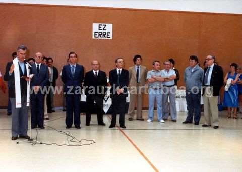 Zarauzko kiroldegiaren inaugurazioa