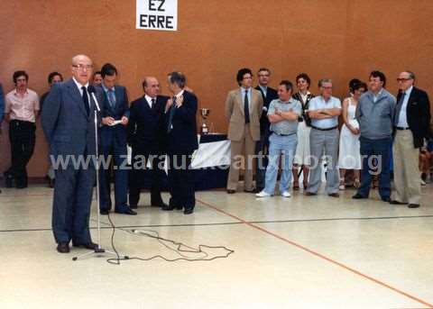 Zarauzko kiroldegiaren inaugurazioa