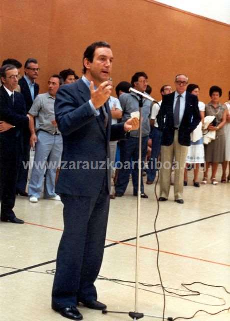 Inauguración del Polideportivo de Zarautz