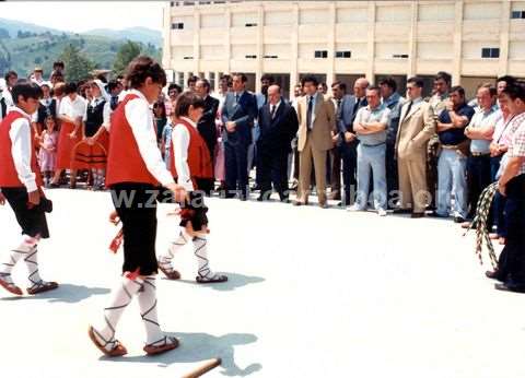 Inauguración del Polideportivo de Zarautz