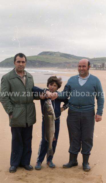 Pesca en la playa