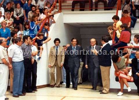 Inauguración del Polideportivo de Zarautz