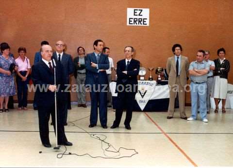 Zarauzko kiroldegiaren inaugurazioa