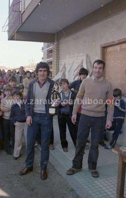 III Cross Urdaneta 1980. Entrega de premios