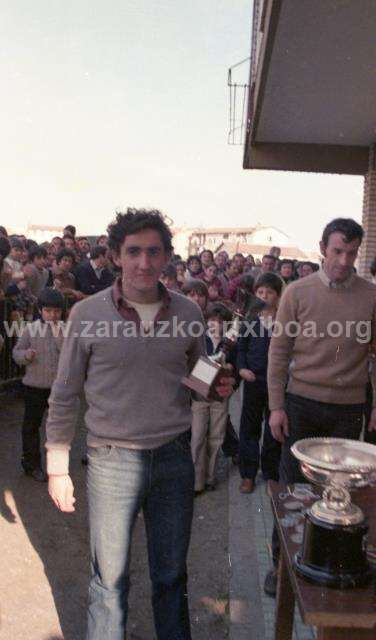 III Cross Urdaneta 1980. Entrega de premios