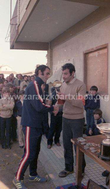 III Cross Urdaneta 1980. Entrega de premios