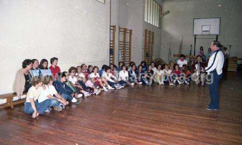 Curso de gimnasia y danza en el albergue Monte Albertia