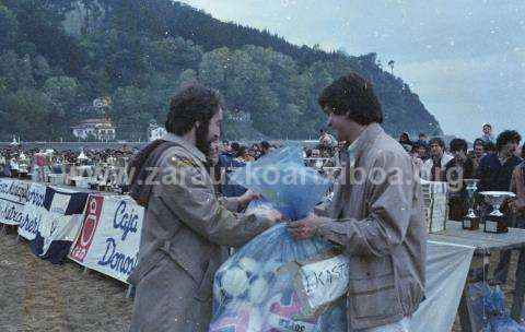 Finales de playeros de 1981. Entrega de premios