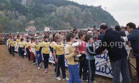 Plaieruak.1981ko finalak. Sari-banaketa