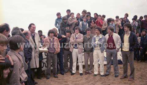 Finales de playeros de 1981. Jugadores de la Real Sociedad