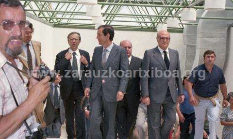 Inauguración del polideportivo de Zarautz