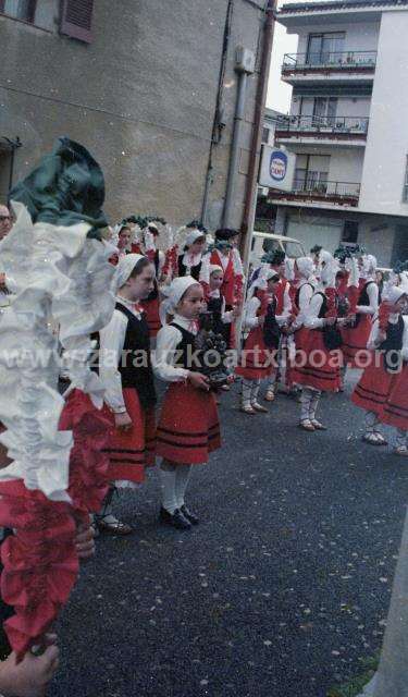 Entronización de la Virgen de Aránzazu en la ermita de San Pelayo