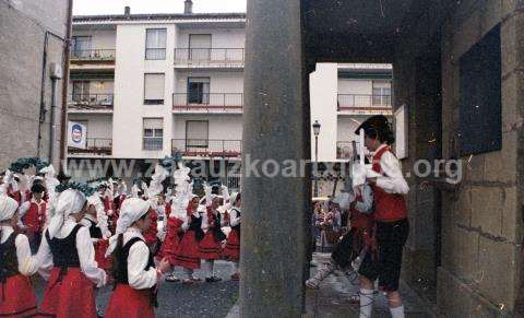 Entronización Virgen de Aránzazu en ermita de San Pelayo