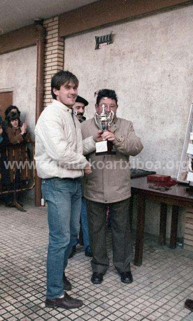 VI Cross Popular Zarautz-Urdaneta-Zarautz. Entrega de premios