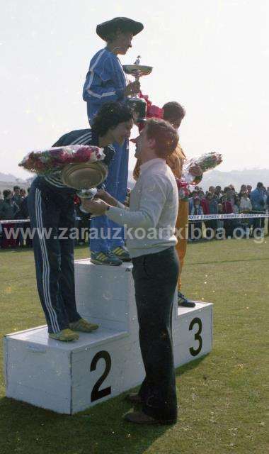 Campeonato de España de Cross. Entrega de premios