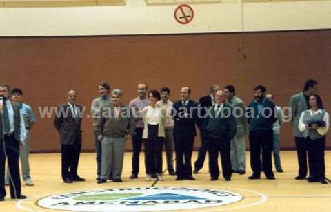 Inauguración de las obras del polideportivo