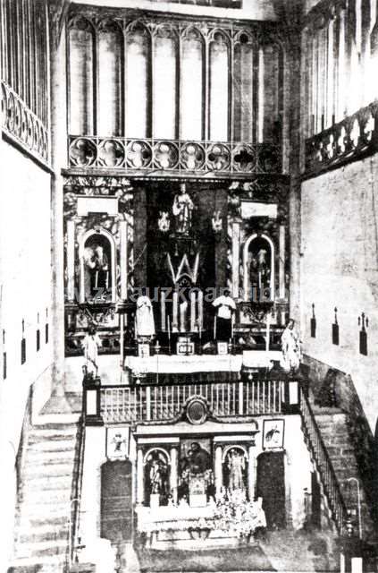 Guetaria. Interior de la Iglesia