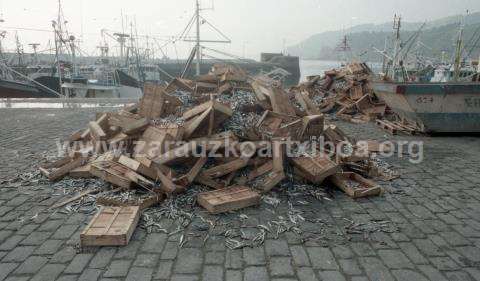 Getaria. Protestak