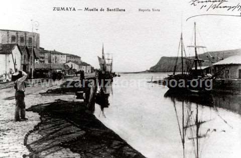 Zumaya. Muelle de Santillana