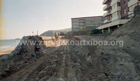 Obras en el malecón