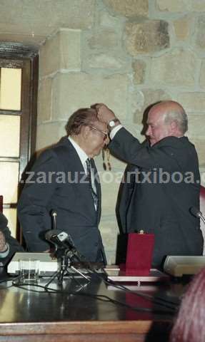 Homenaje a Francisco Escudero, Imanol Urbieta y Joxe Antonio Azpeitia