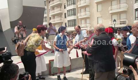 Bertsolarien Plazaren inaugurazioa