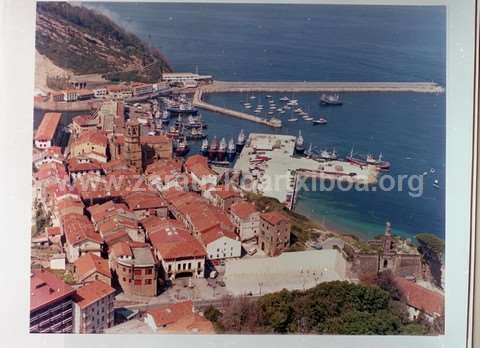 Getaria. Vista aérea