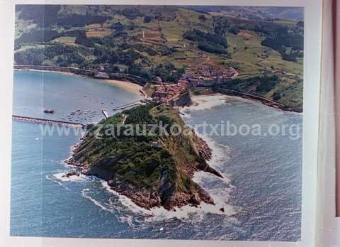 Getaria. Vista aérea