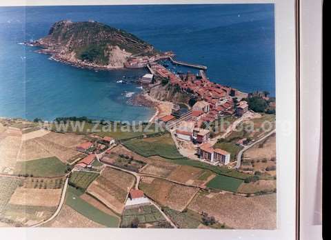 Getaria. Vista aérea