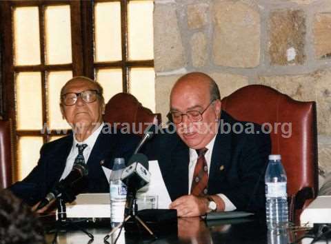 Homenaje a Francisco Escudero, Imanol Urbieta y Joxe Antonio Azpeitia 1996