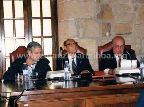 Homenaje a Francisco Escudero, Imanol Urbieta y Joxe Antonio Azpeitia 1996