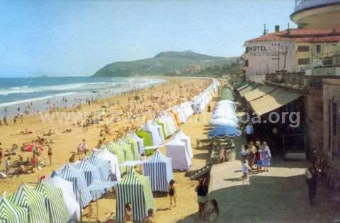 Zarauz. La playa.