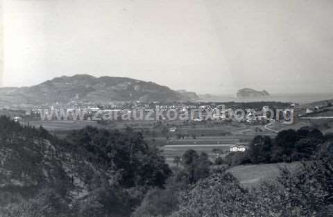 Zarauz. Vista panorámica y el ratón