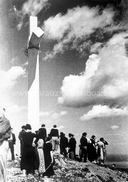 50 aniversario de la colocación de la cruz de Pagoeta