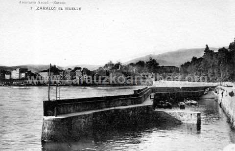 Zarautz: el muelle