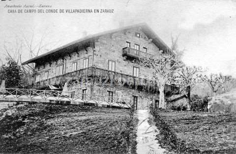 Casa de campo del Conde de Villapadierna en Zarautz