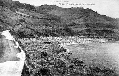 Zarautz: Carretera de Getaria