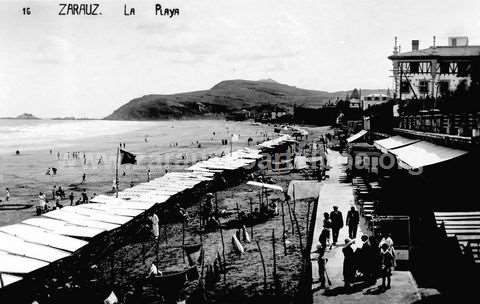 Zarautz. La playa