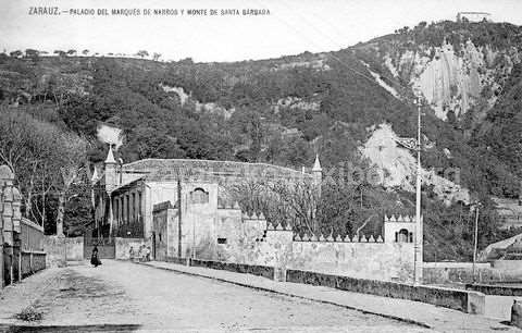 Zarautz: Narrosko markesaren jauregia eta Santa Barbara mendia