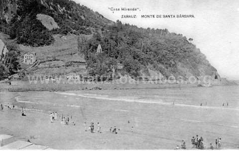 Zarautz. Monte Santa Bárbara