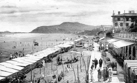 Zarautz. La playa