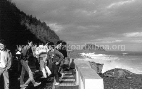 Temporal en Zarautz